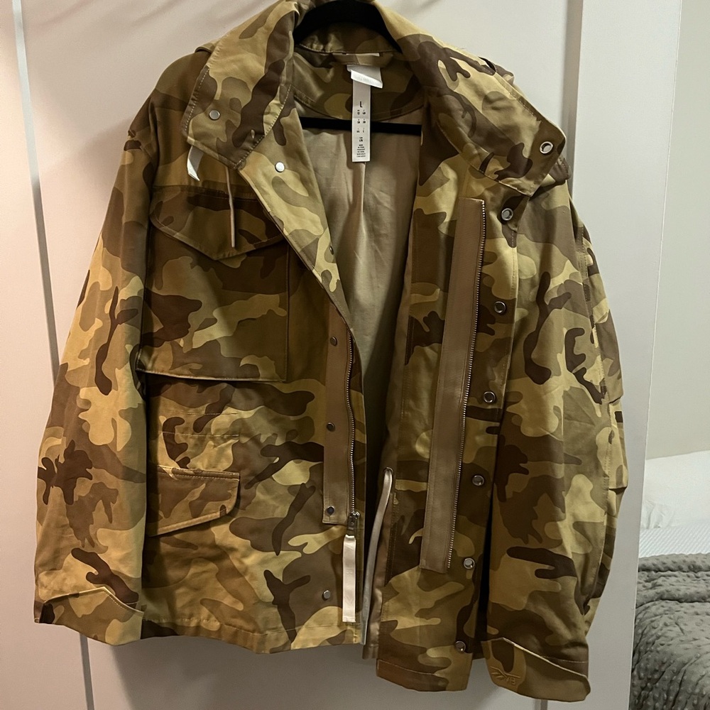 Reebok Tan Camouflage Jacket